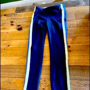 Athleta girls navy leggings size 14